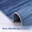 Runner Rugs 2x6 Modern Ombre Hallway Rugs with Non-Slip Backing, Non-Shedding Gradient Color Area Rugs, Machine Washable Contemporary Accent Carpet for Kitchen, Laundry, Hallway, Blue-61782410-61782405