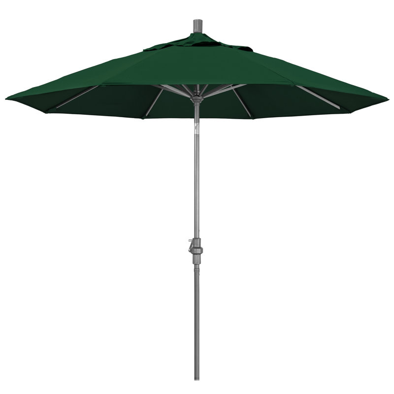 Parasol 9 'Market Sunbrella, Toile Sunbrella® vert forêt