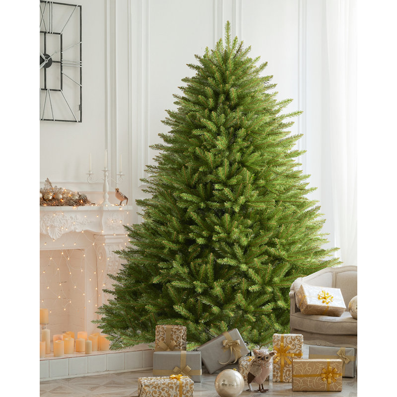 Artificial Fir Christmas Tree with Color & Clear Lights, 7.5 ft.
