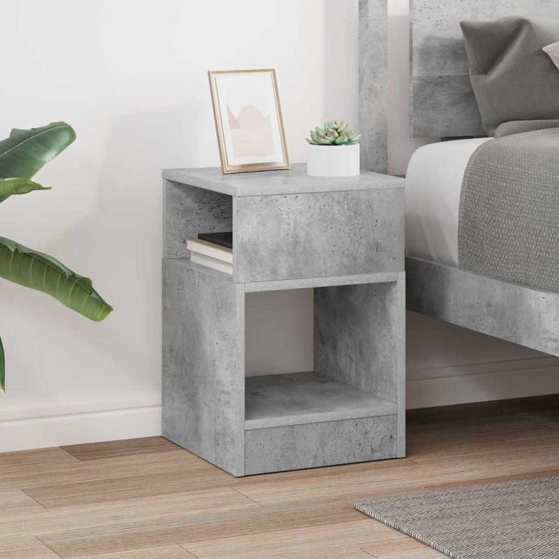 End Table, Concrete Grey