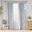 Blackout Floral Rod Pocket Curtains-807790122-828953217