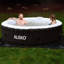 Spa gonflable en vinyle 130 jets pour 6 personnes Aleko-32701842