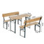 Rectangular 7 - Piece 6- Person 150cm L Table Set