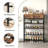 Rustic Style Metal Shoe Rack With Drawer-891072010-891072009