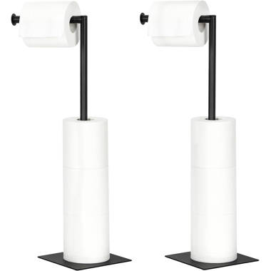 BTY LT-BFE240-27 Freestanding Toilet Paper Holder (Set of 2) Finish: Silver