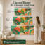 Art mural rétro sur toile, palmier tropical-129452254