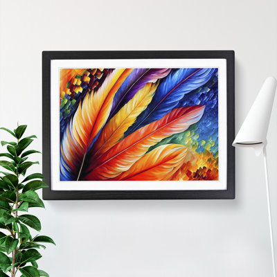 Bird Feather - Single Picture Frame Painting