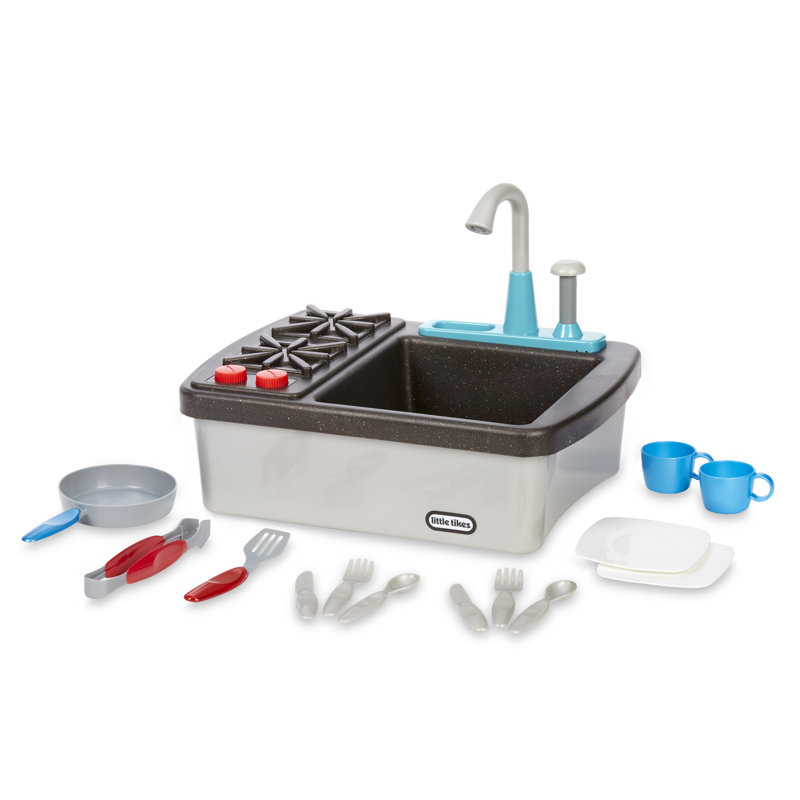 Preschool Play Kitchen Set with Kitchen Accessories