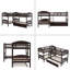 Lit simple en L avec lit gigogne-1951179361