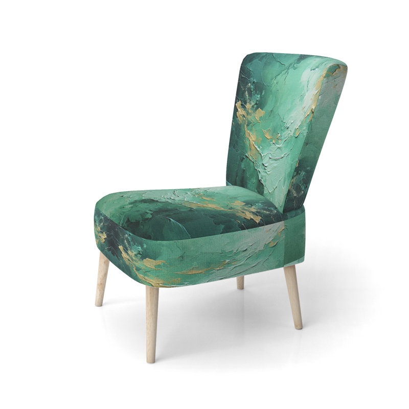 Chaise d'appoint rembourrée Emerald Euphoria I