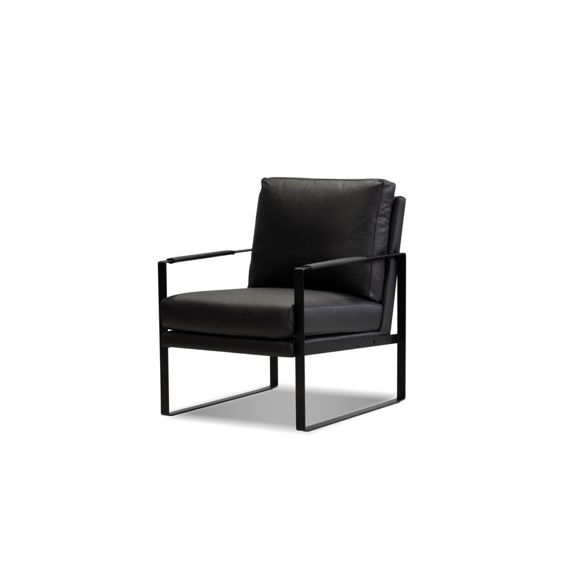 Mitchell Upholstered Armchair, Black