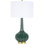 Stella Dark Green Ceramic Lamp