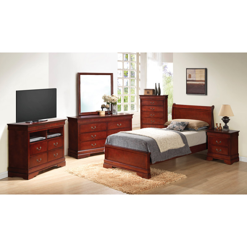 Luxurious And Comfortable Bed Inspired By Louis Phillipe Style, For Creating A Serene And Elegant Bedroom Retreat., Twin