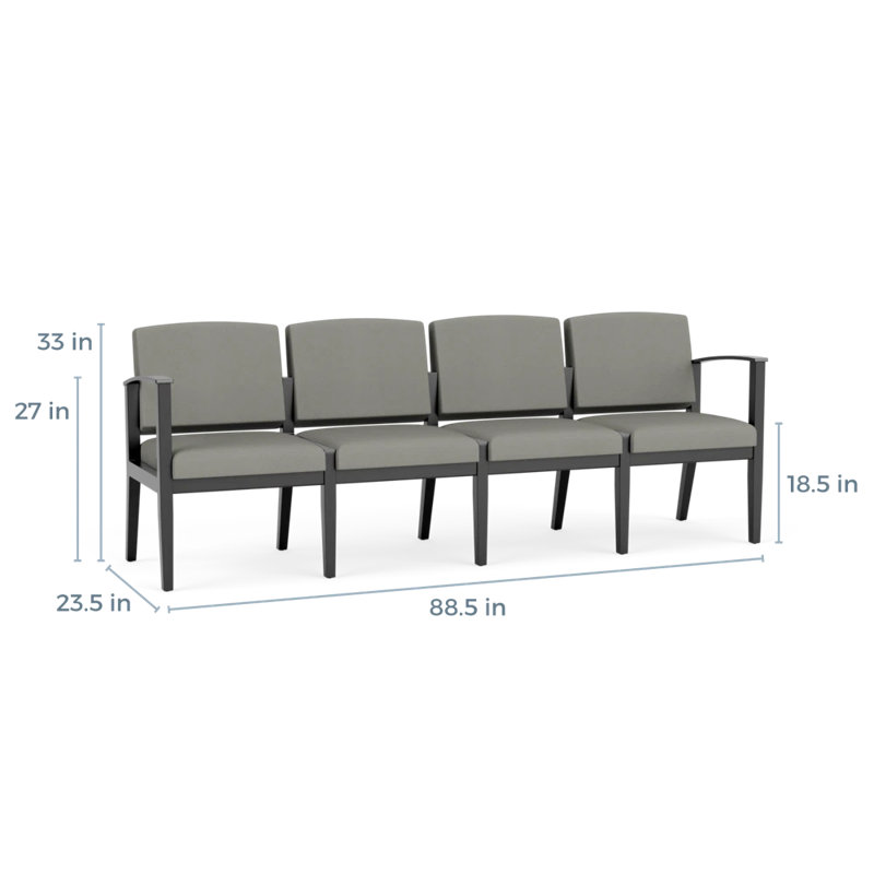Table de bout en bois Amherst, Noir, Patriot Plus