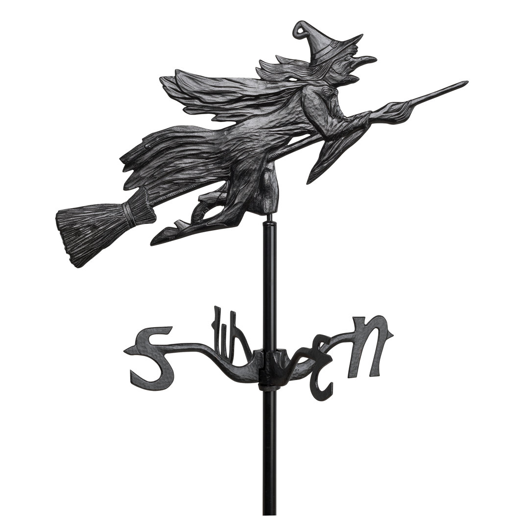 Flying Witch Garden Weathervane Whitehall Products 