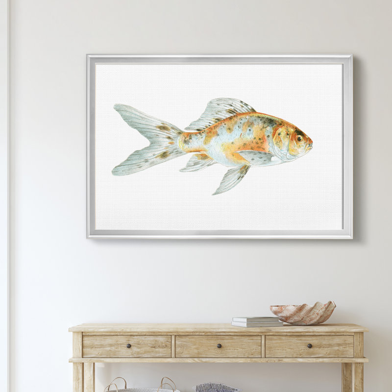 «Speckled Goldfish», impression sur toile encadrée, Argent, H 18,5 po x l 24,5 po x P 1,5 po