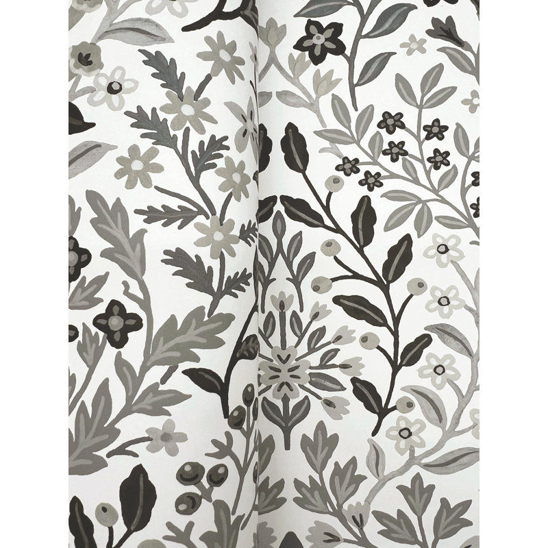 Papier peint Garden Terrace, Noir / blanc