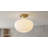 Collina Glass Semi Flush Mount-66203356
