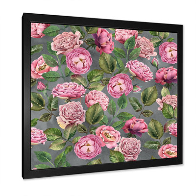 Bouquet de roses roses - on