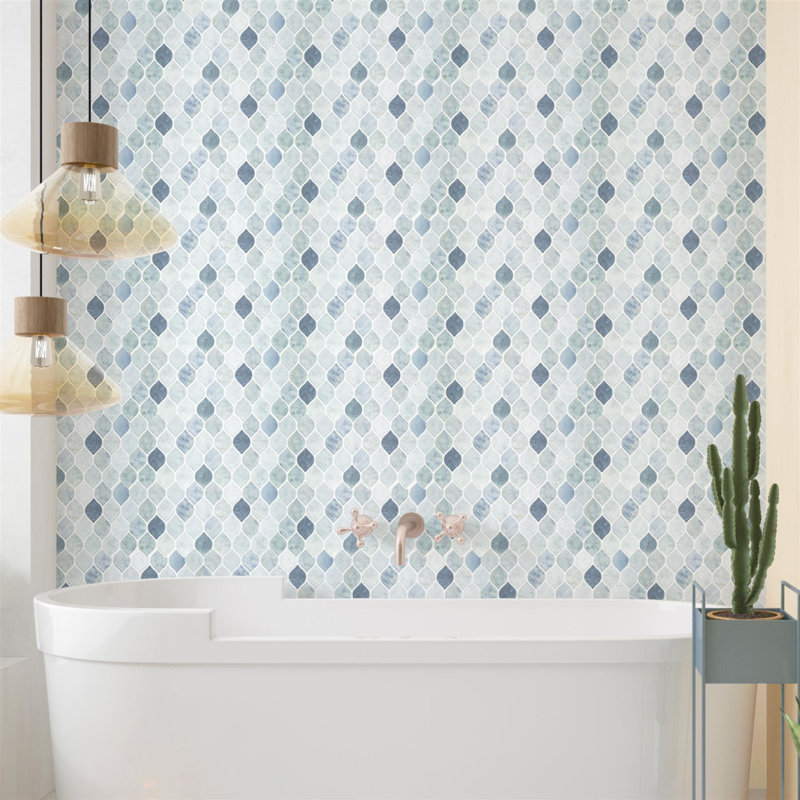 Xavieyah 15.4cm W x 30.5cm L Vinyl Peel and Stick Mosaic Tile