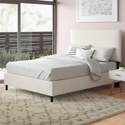 Lit plateforme tapissier Eisley