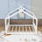 Wood House Floor Bed With Slats-376006403-376006401