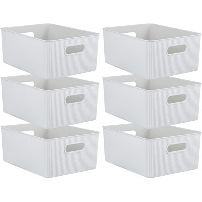 Ribbed Plastic Box Set