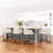 27" H Counter Height Bar Stools Set of 3, Modern Counter Stools with Curved Backrest and Arms, Black Metal Frames, Linen Fabric Upholstered Barstools for Kitchen Island, Home Bar-275977011