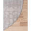Tapis rond ikat Ashen