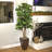 72'' Faux Fiddle Leaf Fig Tree in Metal Planter-86934552