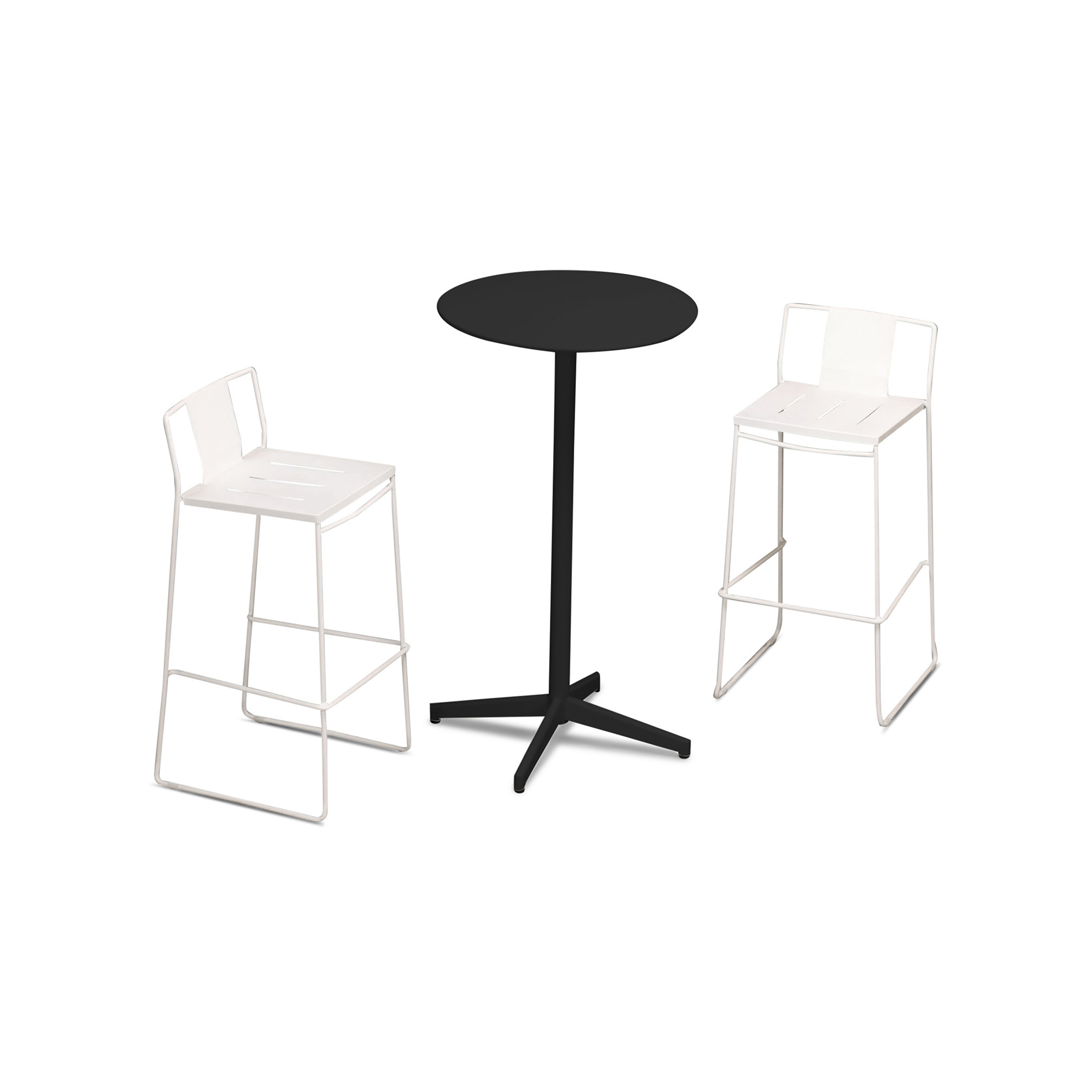 Allmodern Avers Round 2 Person 2375 Long Bar Height Dining Set Wayfair 8699