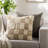 Raven Checkered Wool Blend Throw Pillow-2079563824-2079563825-2079563831