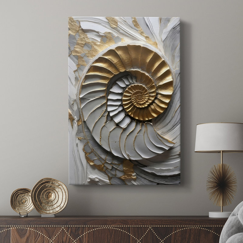 Plaster Dreams IV -Galerie enveloppée Cavas, H 18 po x l 12 po