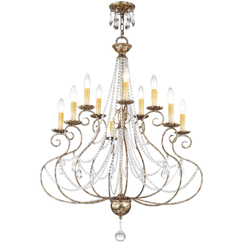 Alexix 10 - Light Dimmable Chandelier