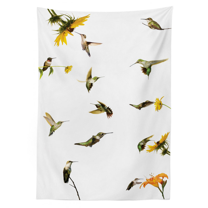 Hummingbirds Tablecloth, 84" L x 60" W