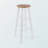 Darian Four Leg Natural and White 2-Pieces Bar Stool Set, 28.73'' H X 13.38'' W X 13.38'' D-626991037