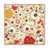 Toile avec cadre flottant beige
