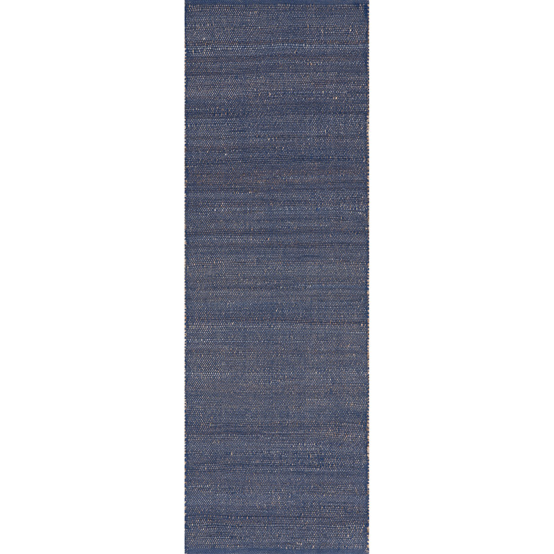 Elfriede Farmhouse Jute Blend Area Rug, Runner 2'6" x 8'