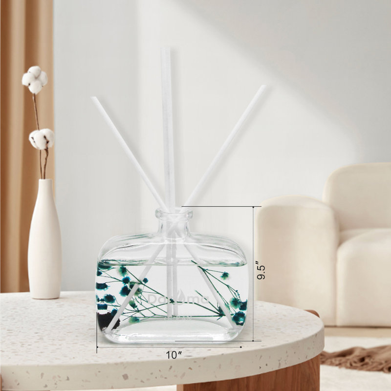 Ensemble de diffuseur en roseau séché avec bâtons Advaith, Frais