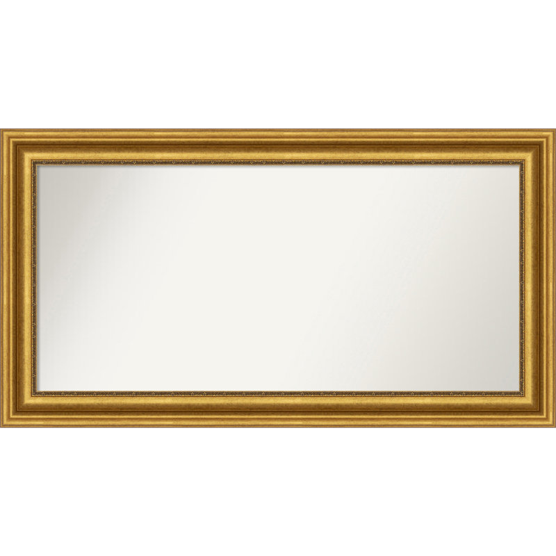 Miroir de salle de bain Jashawna, 25,75 po x 47,75 po, Doré