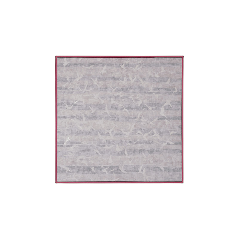 Machine Washable Beige Area Rug, Rectangle 5' x 8'
