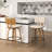 Brinson Mid-Century Faux Leather and Wood 26" Counter Stool with Swivel, Set of 3-952081156