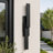 21''H Dimmable LED Black Aluminum Outdoor Wall Light-2075090766-2060225892