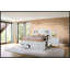 Grand lit avec rangement blanc