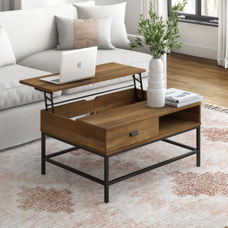 Table basse à 4 pieds avec rangement Allenhurst
