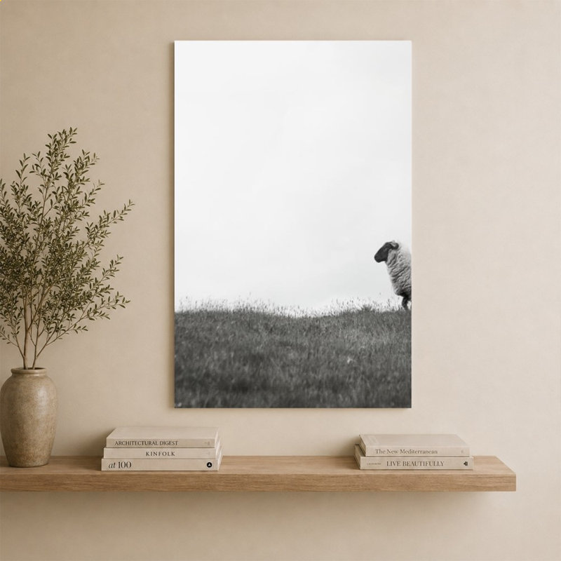 Islay Sheep II par Laura Marshall - Impression sur toile, H 60 po x l 40 po, Ne s’applique pas