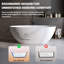 Baignoire de trempage profonde autoportante en résine opaque avec drain central 59 po x 30,7 po H2O