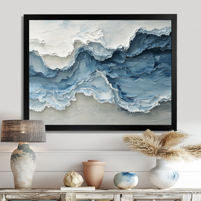 Waves Veil Of The Ocean III - coastal Wall Art for Living Room