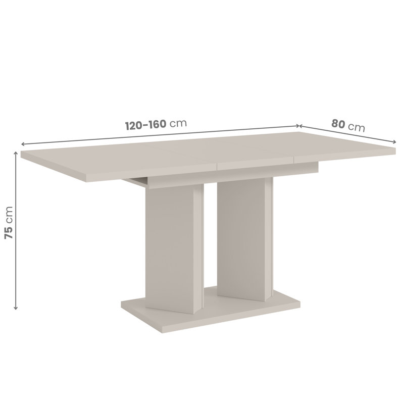 Extendable Dining Table, Cashmere