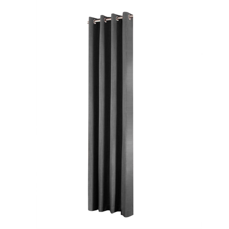 Ensemble de 2 rideaux occultants Solar Max, Gris anthracite